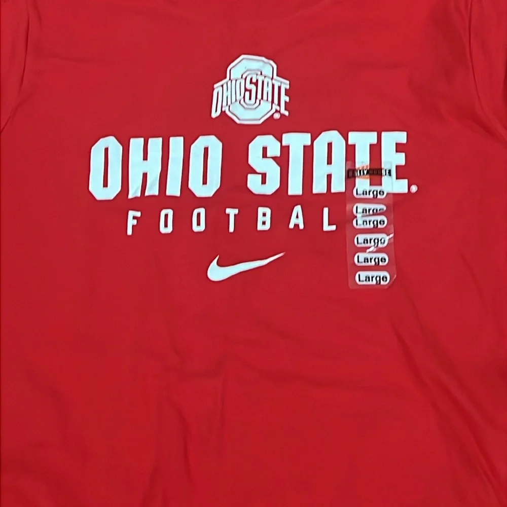 Nike Red Short Sleeve Ohio State Tee kid large